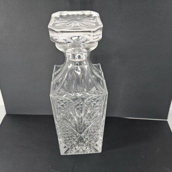 Vintage Cut Glass Whiskey Decanter With Stopper - Picture 4 of 8